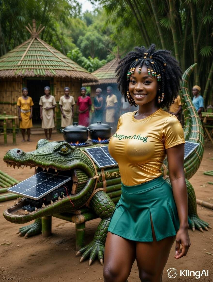 From crocodile jaws to clean energy โ this is how we cook in the village now! ๐ #BourgeonAilog
@fol...