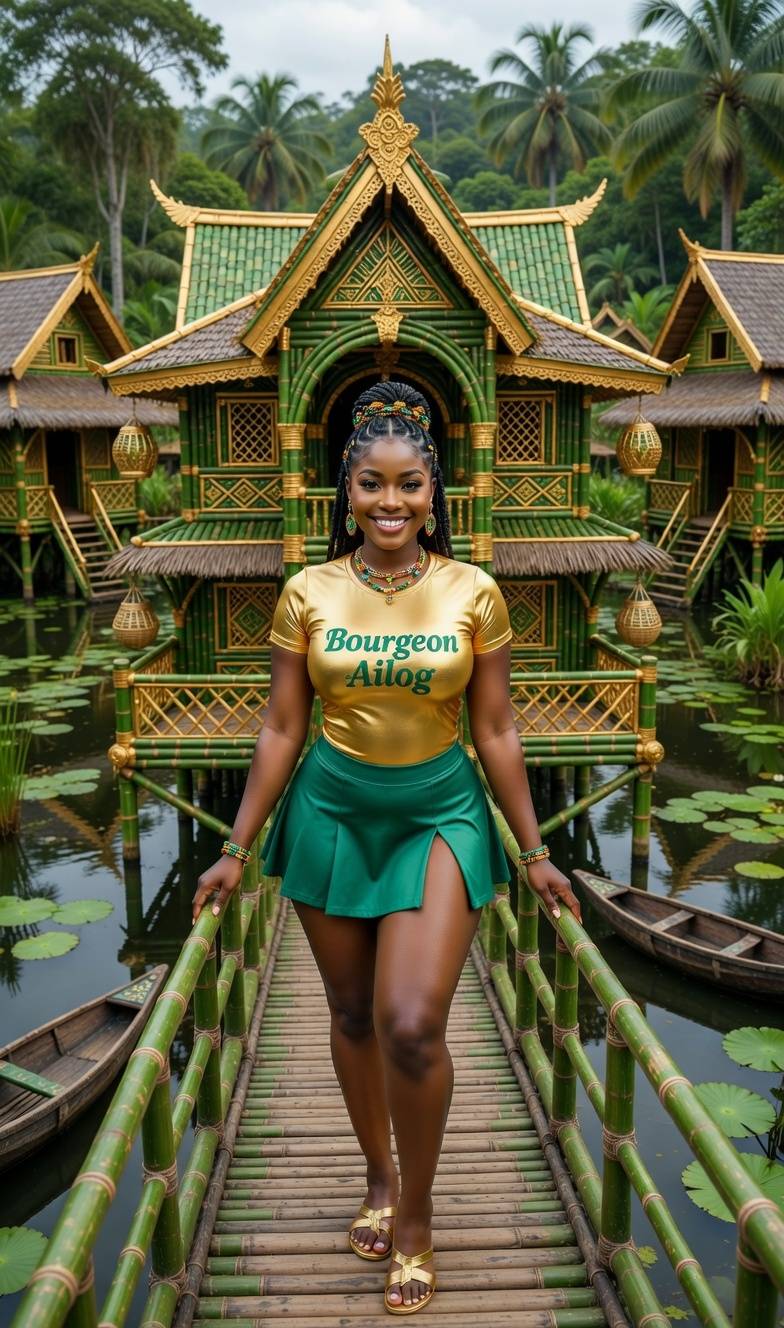 African beauty meets elevated elegance ✨
Bourgeon Ailog turning the swamp into a runway #BourgeonAi...