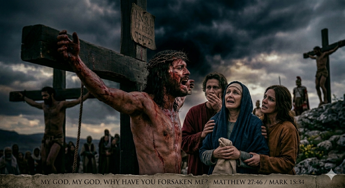 The fourth words of the Lord Jesus Christ on the Cross.
โMy God, my God, why have you forsaken me?...