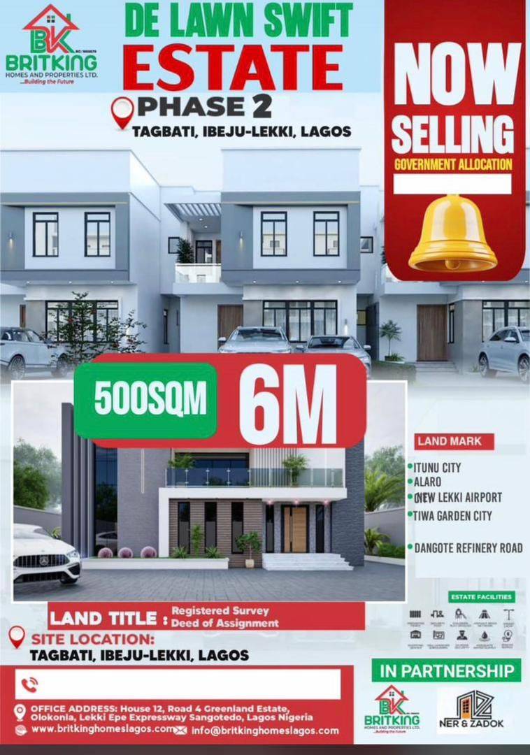 At Britking Homes and Properties Limited, we give you genuine lands at affordable price in the best...