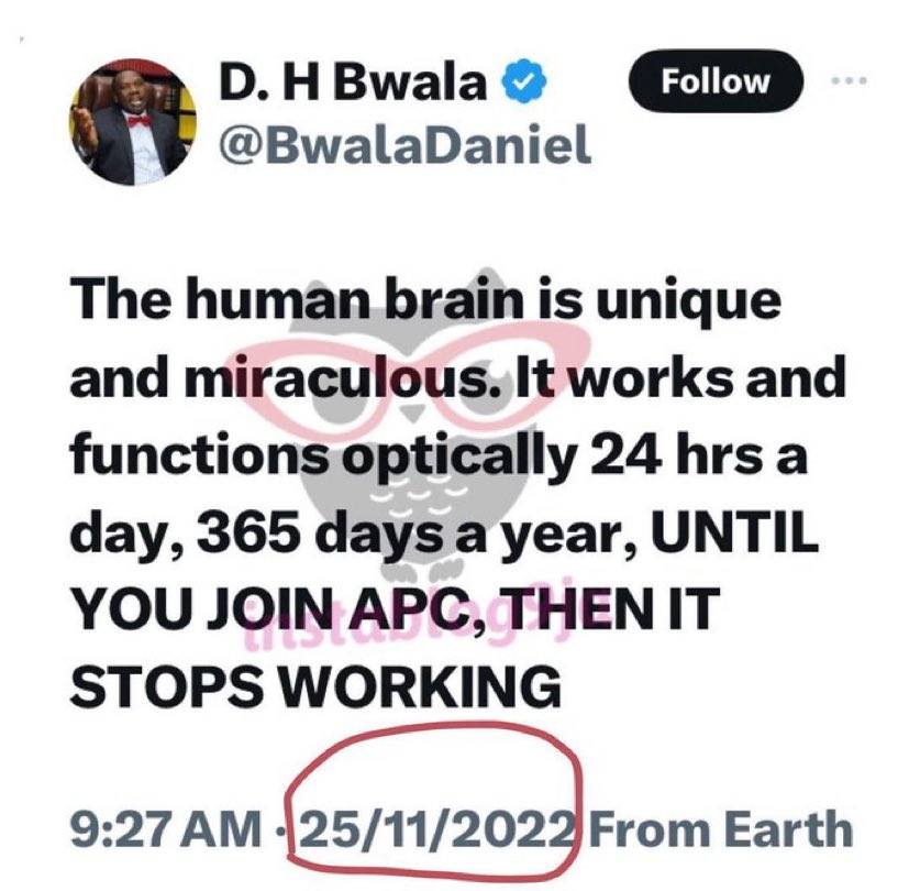 This tweet will go down in history...