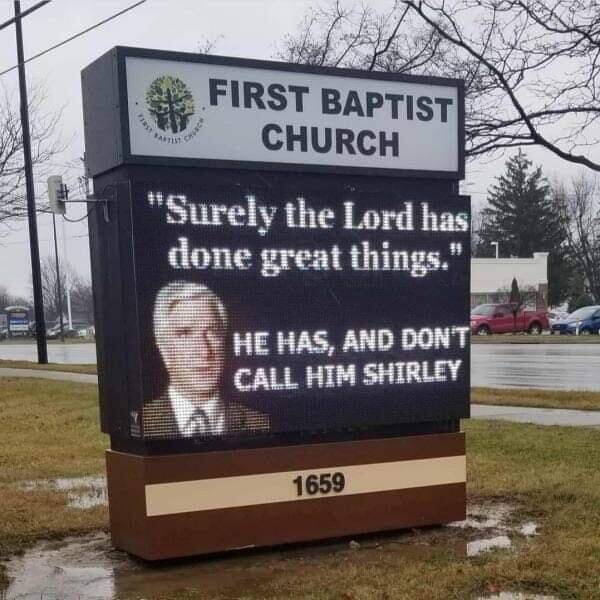 Don't call me Shirley, either. The name's Verily. Yours?