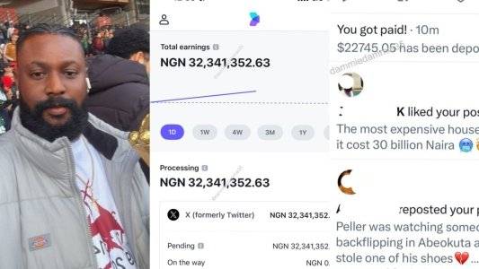 Nigerian X User Stuns Internet With ₦32 Million Payout From Elon Musk .
#LekeeLekeeFamily #newscentr...