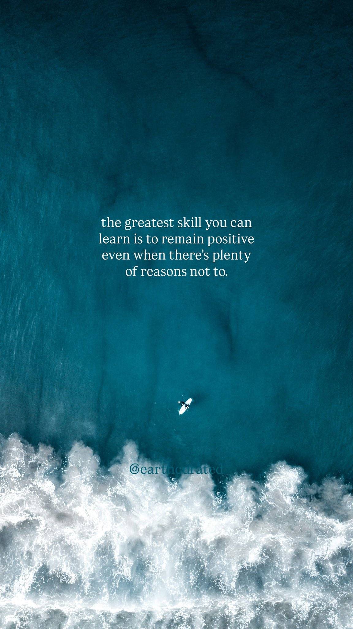 Remain positive