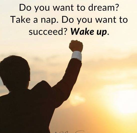 YOU EITHER TAKE A SLEEP OR STAY WOKE.