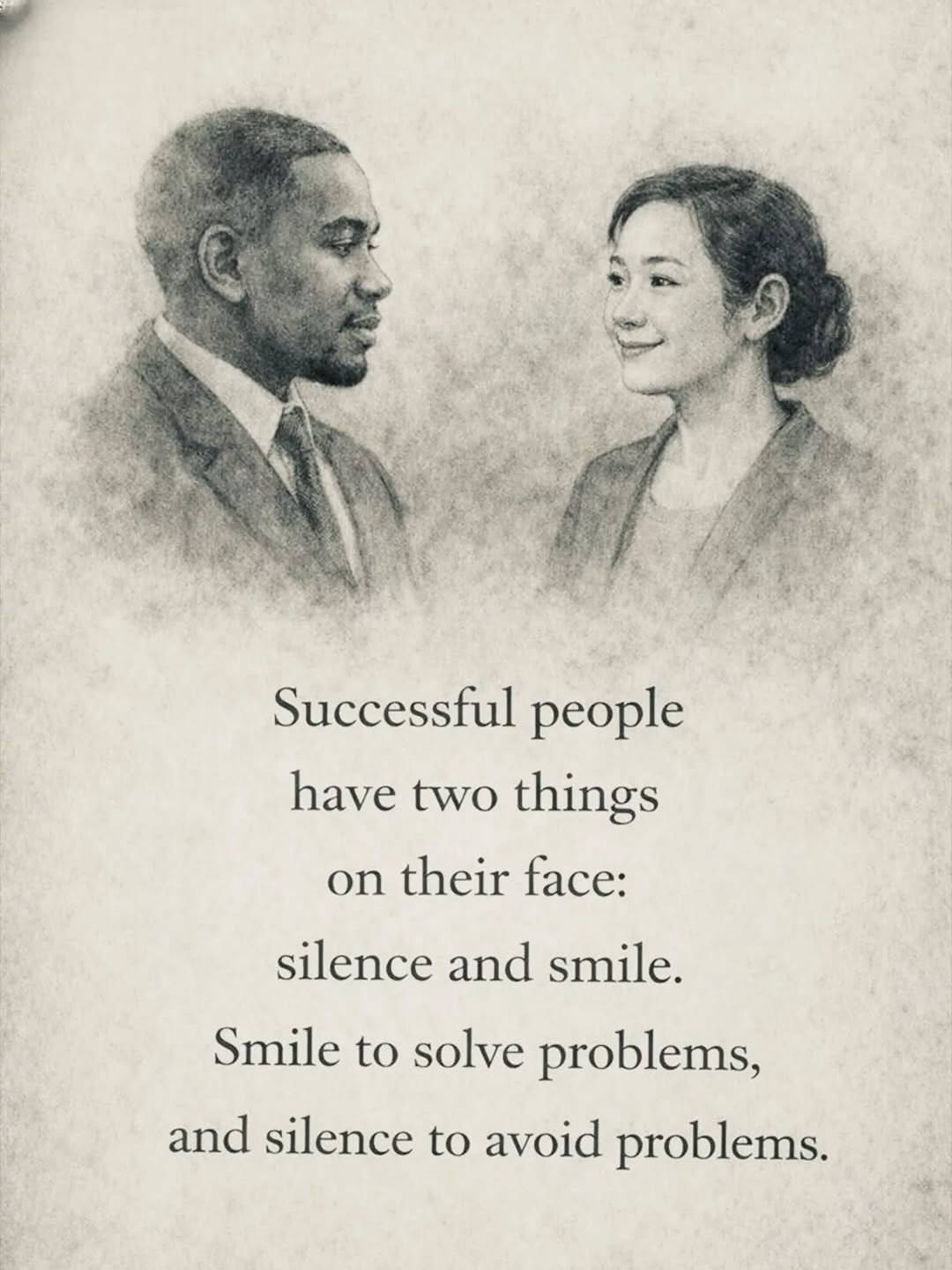 SILENCE AND SMILE 😊