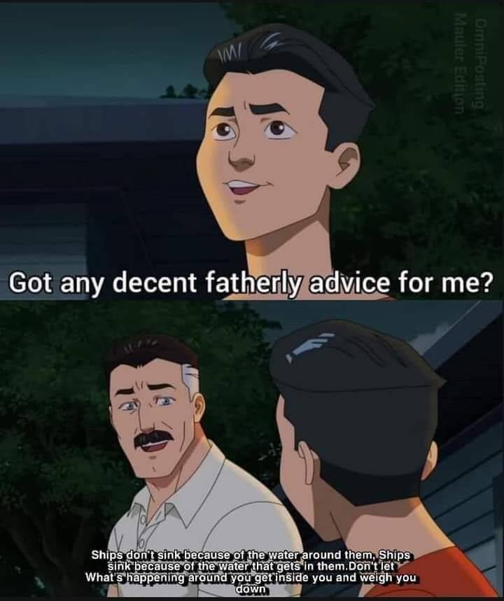 A FATHERLY ADVICE I'D LOVE TO SHARE.
