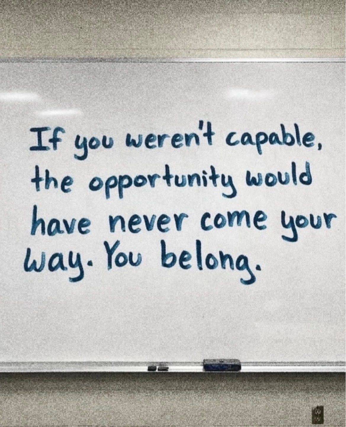 YOU BELONG....