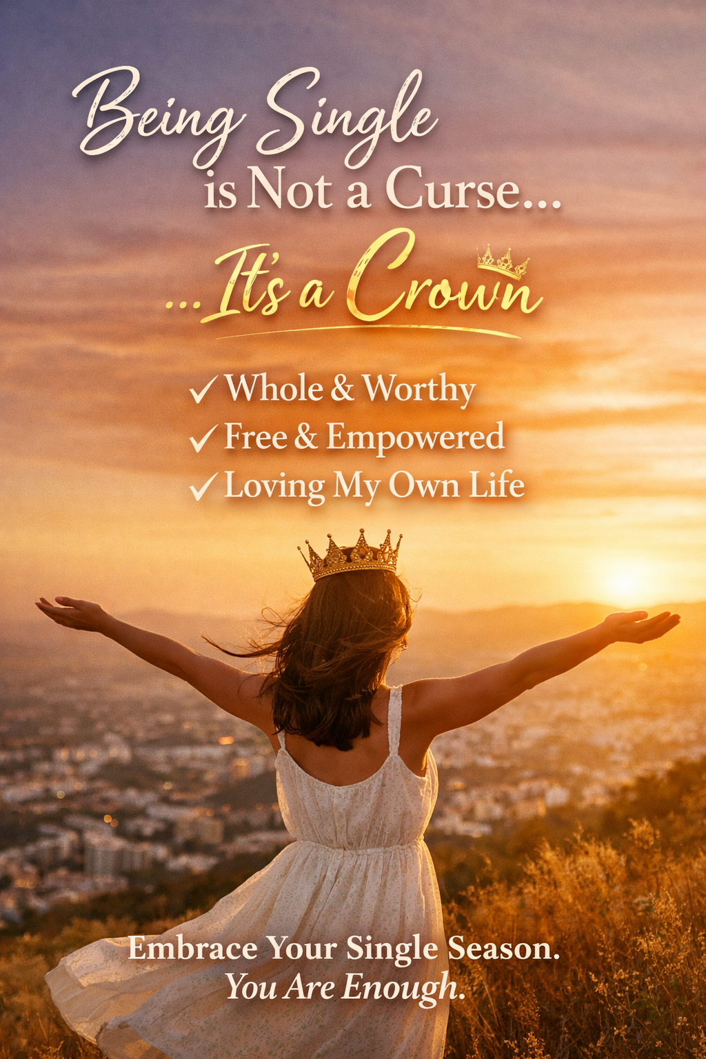 EMBRACE YOUR SINGLE SEASON!
Hello, beautiful people.
Being single is not a problem to fix—it’s a pow...