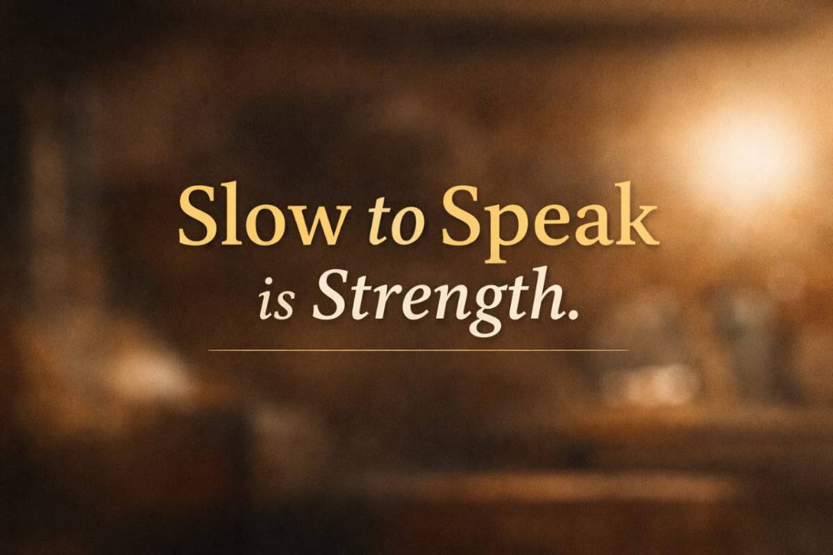 In a noisy world, choosing to pause and think before you talk protects you from regret and unnecessa...