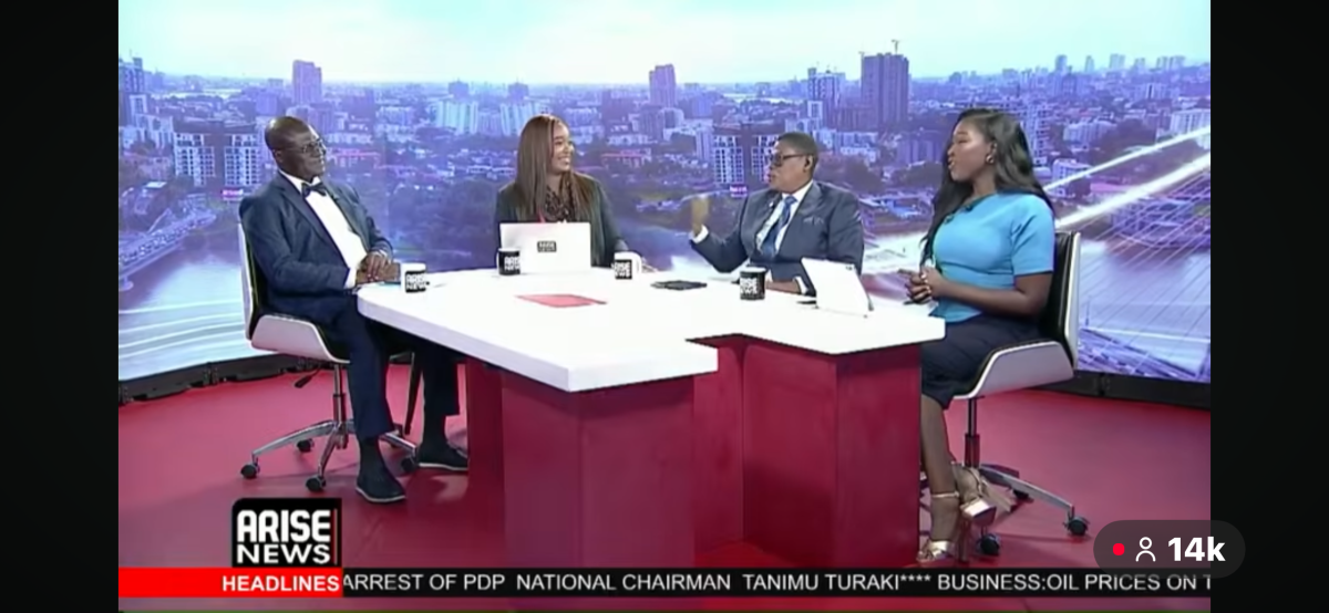 What is trending around the world join us now on arise TV.
#LekeeLeked
#ariseTV
#friday
#naijipride...