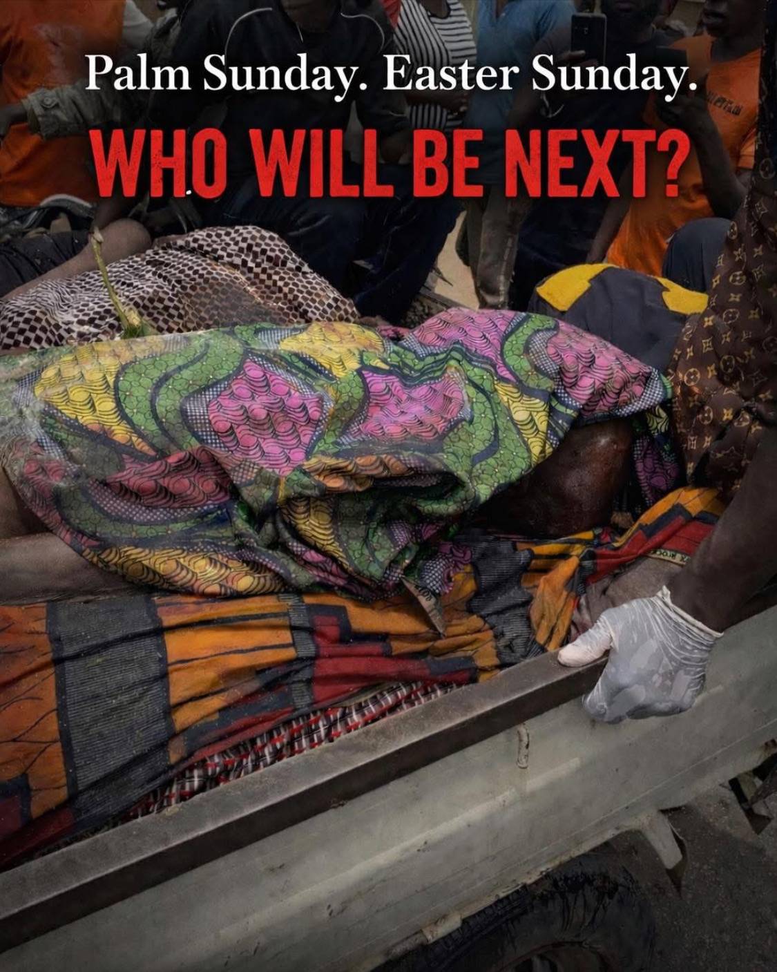 They Came to Pray, They Left in Coffins
Last week, it was Palm Sunday.
Yesterday was Easter Sunday....
