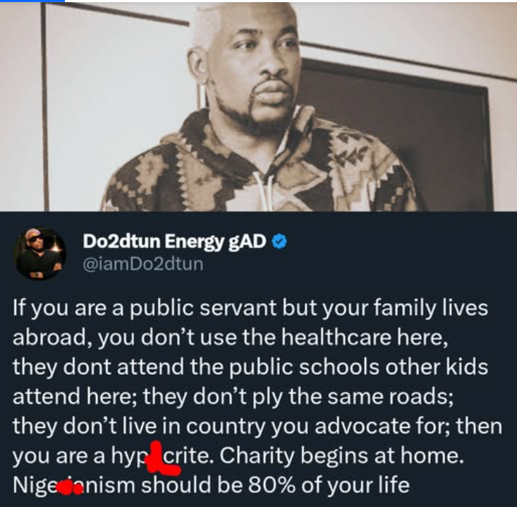 OAP Dotun Cr¡†¡cizes Public Officials Living Abroad While Governing N¡geria, Calls It Hyp%crisy #dai...