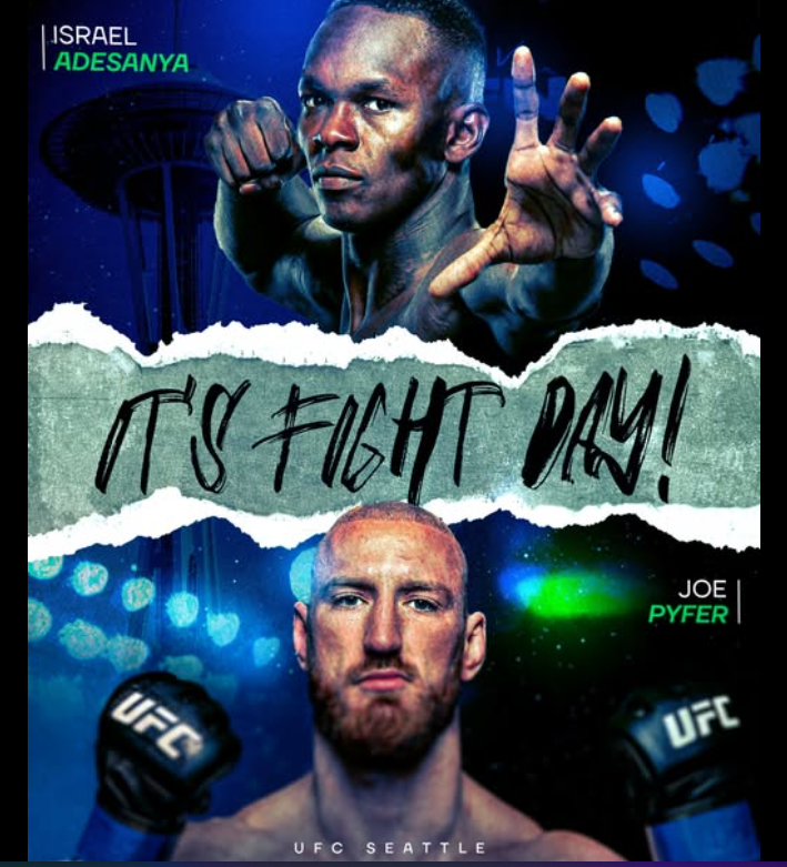 "It's fight day." - Israel Adesanya announces today
#dailygist