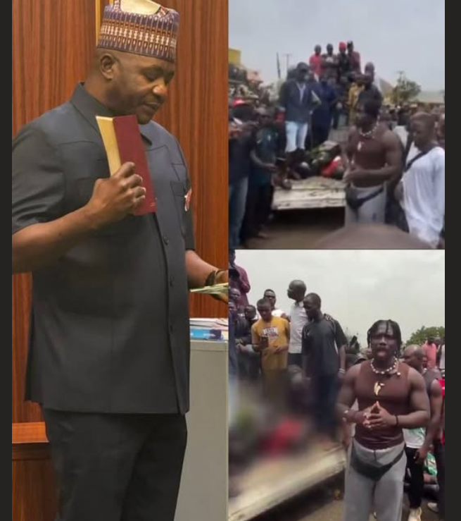 “Minister of Defence, I saw you wearing an APC cap and campaigning. I’ve never witnessed anything li...