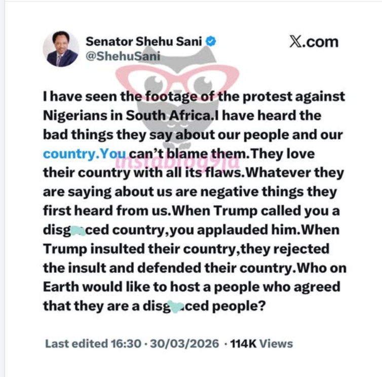 "Trump called you a disgraced country, and you applauded him. When Trump insulted South Africa, they...