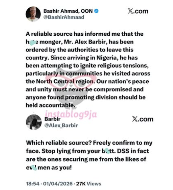 Jos crises: American missionary, Alex Barbir, blasts ex-president Buhari's aides over claim that he...