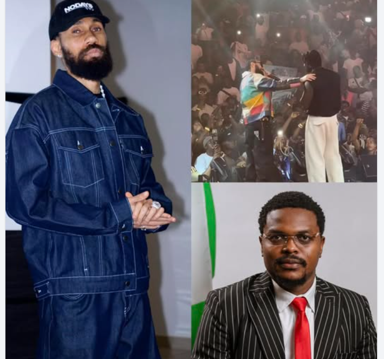 Phyno begs VDM in front of over 50,000 people to help free BLORD and drop all the charges against hi...