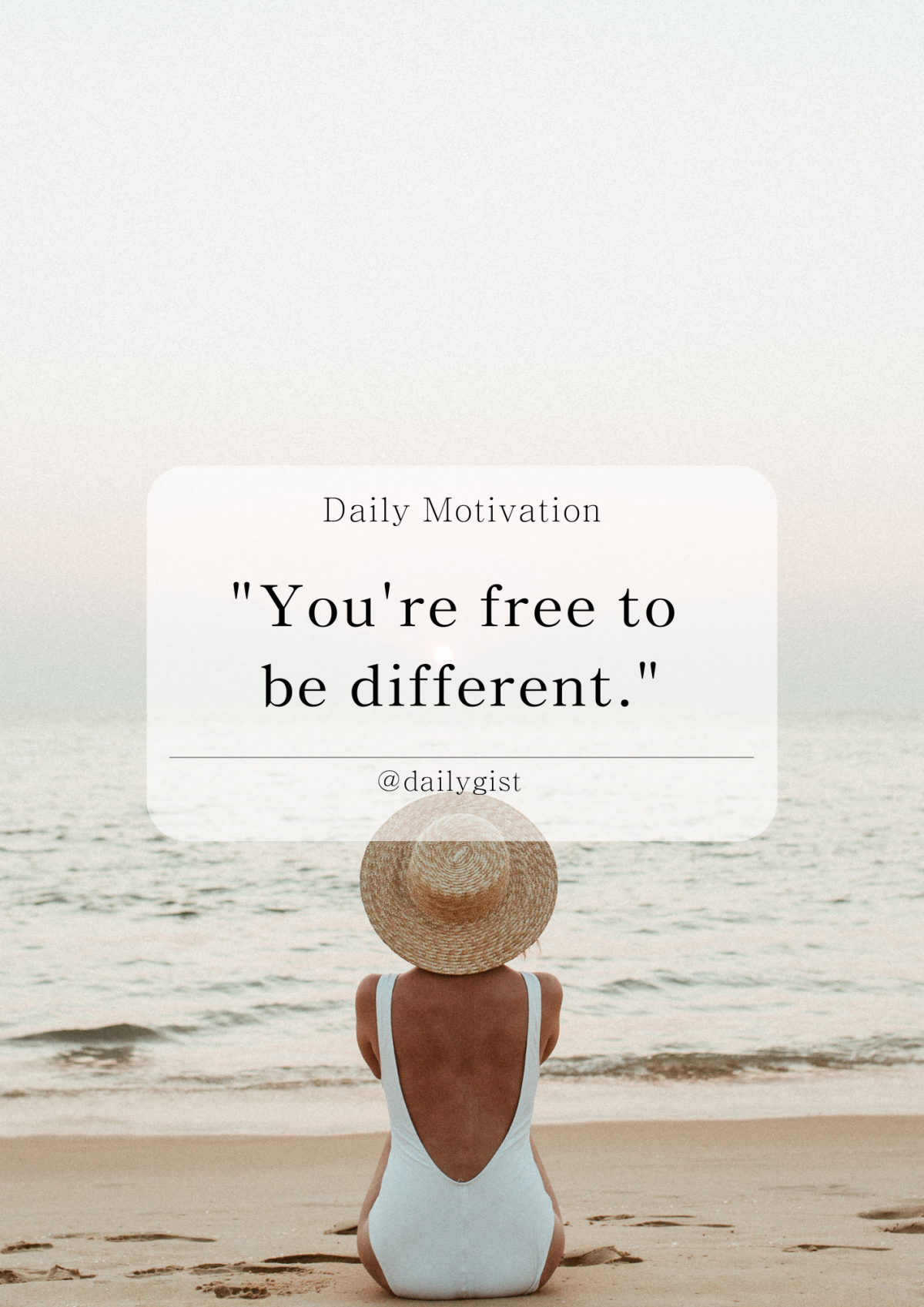 You’re free to be different.
You don’t have to follow the crowd.
You don’t have to fit into expecta...