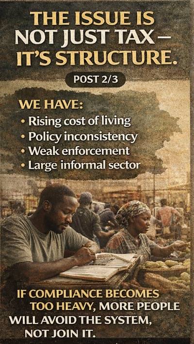 My 2 cent on Tax Issue: Post 2/3!
The issue is not just tax—it’s structure.
We have:
• Rising cost...
