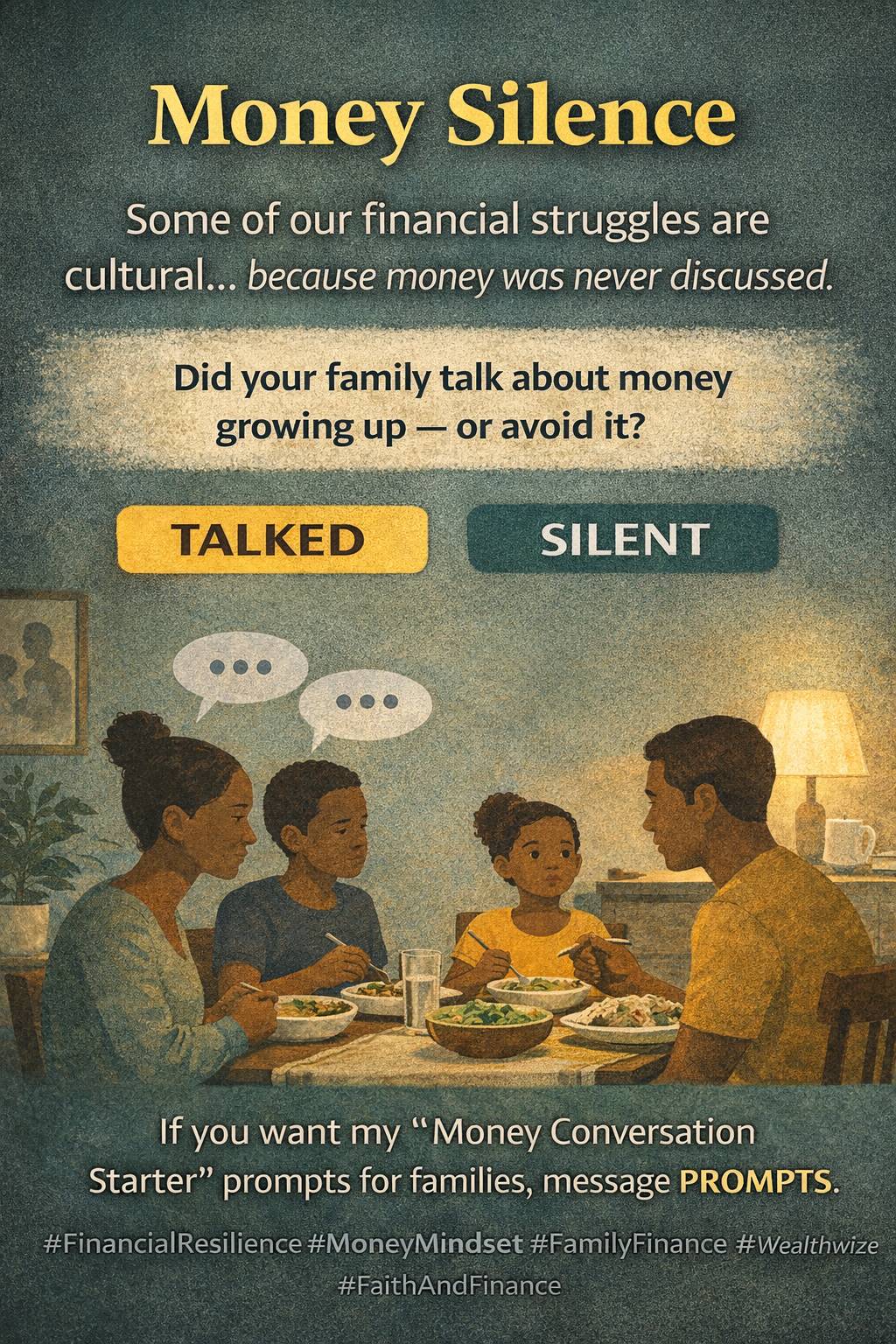 CULTURAL FINANCIAL MINDSET: Part 1 - Money Silence
Some of our financial struggles are cultural… be...