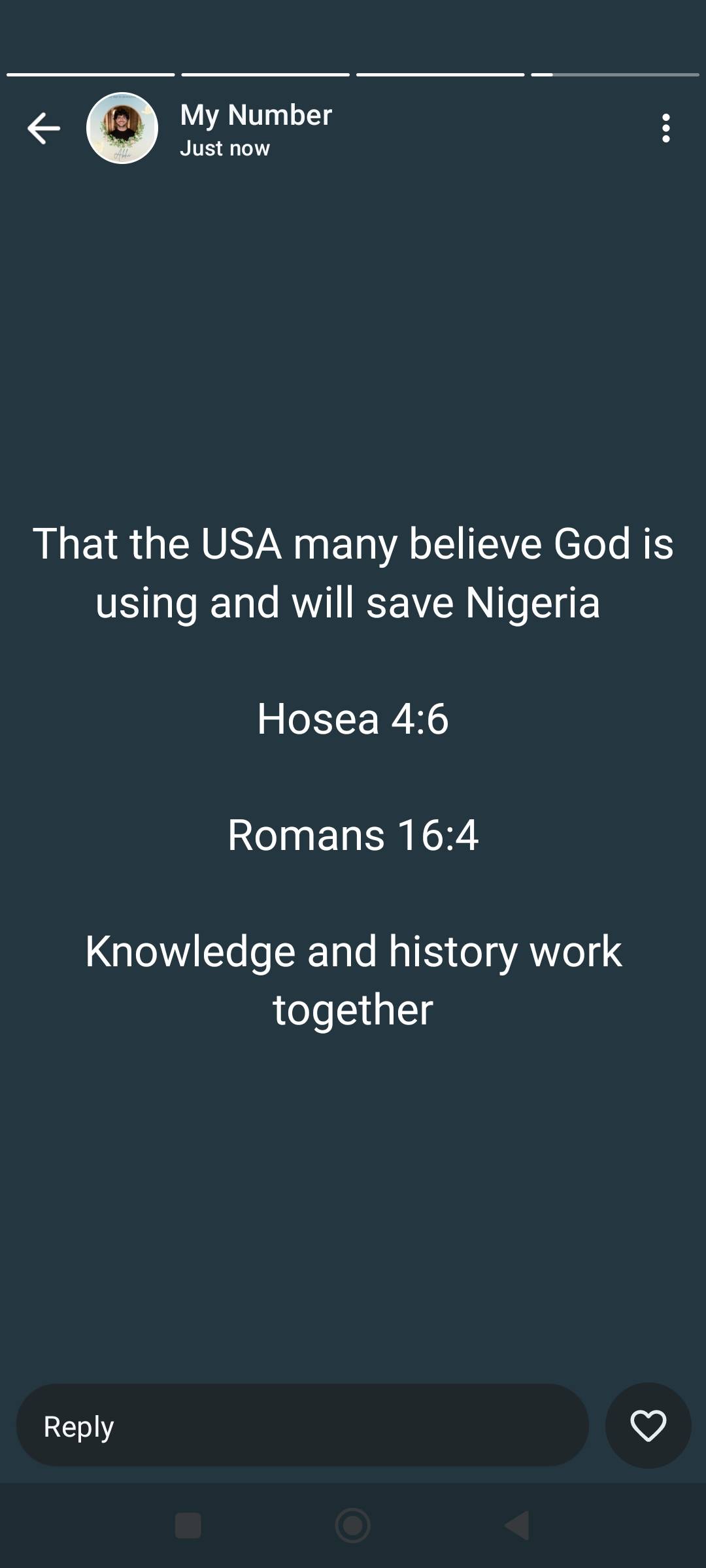 Post by Mavis Eyovwaire