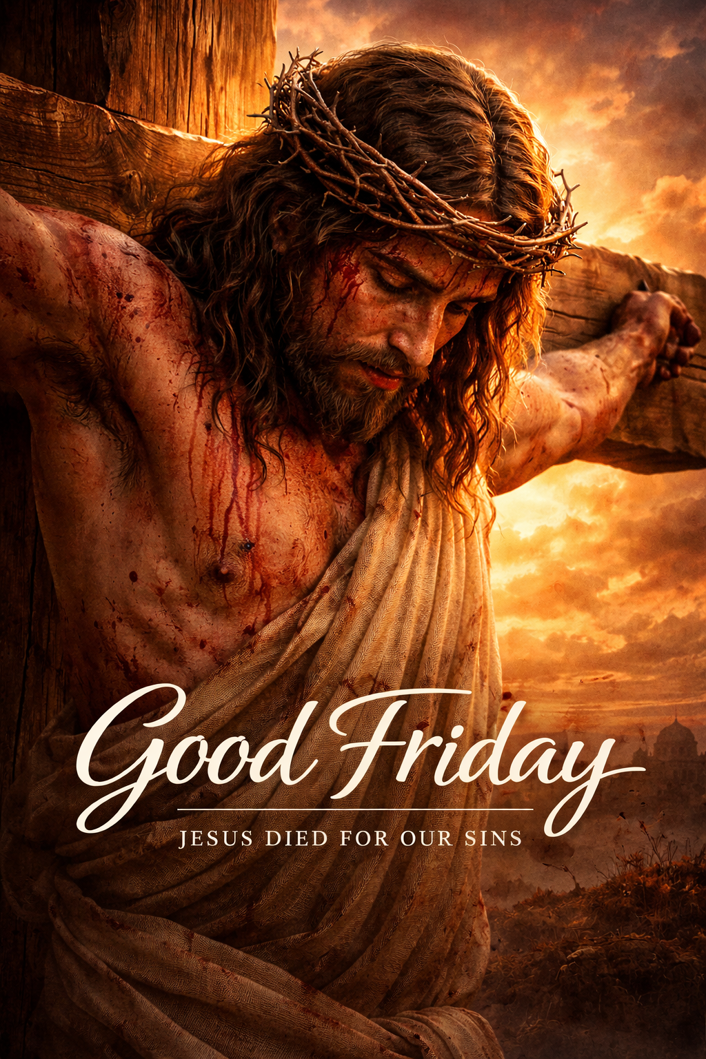 Love nailed to a cross, hope risen for the world.