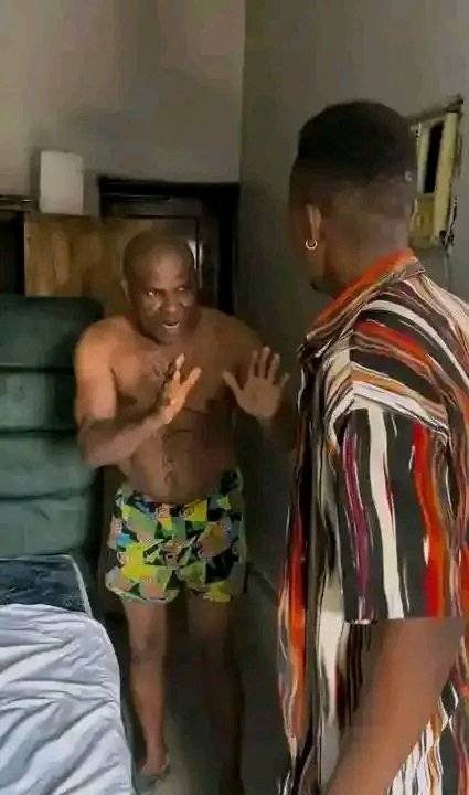 A man allegedly caught an agent and his wife in a hotel room at Cecilia Guest House, near Ignatius A...