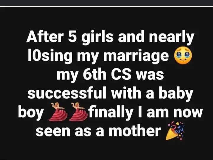 This mindset is exactly what we need to unlearn.
“Finally seen as a mother” is a painful statement....