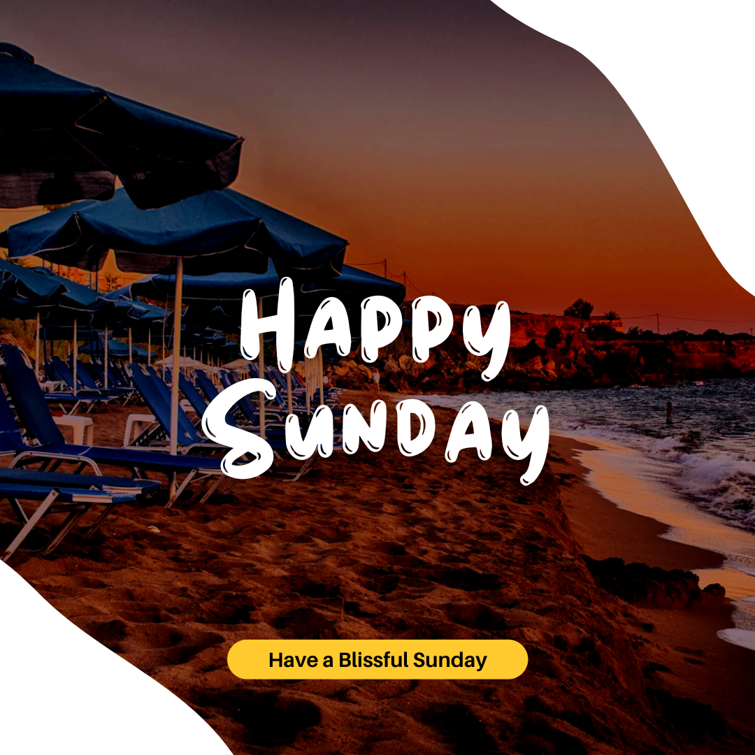Happy Sunday from this side of the Globe!