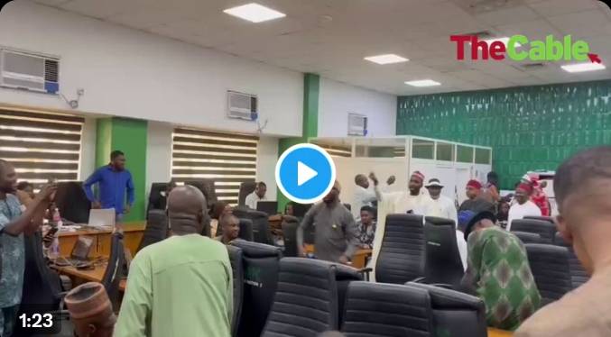Opposition House Of Rep Members Stage Mass Walkout Amid Electoral Bill Dispute, Chant ‘APC, Ole’