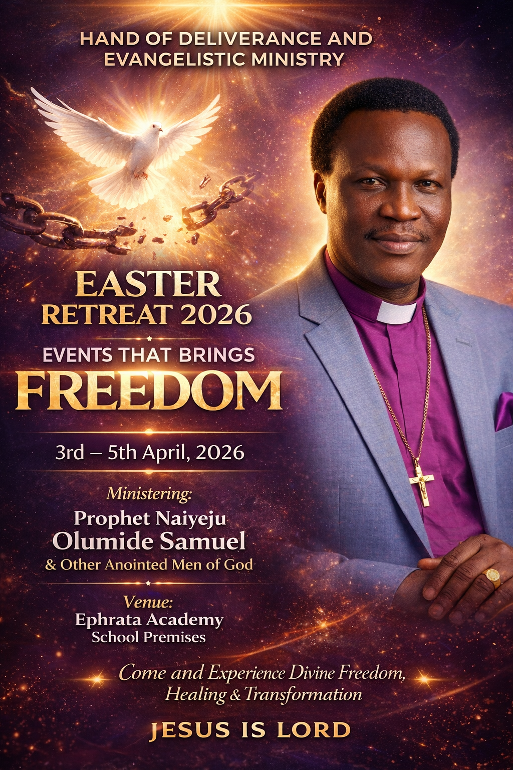 You are invited. For enquiry call 09138823736