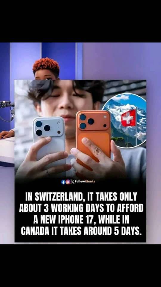 Here is not the same you have to work harder to get it with your salary accept you are rich