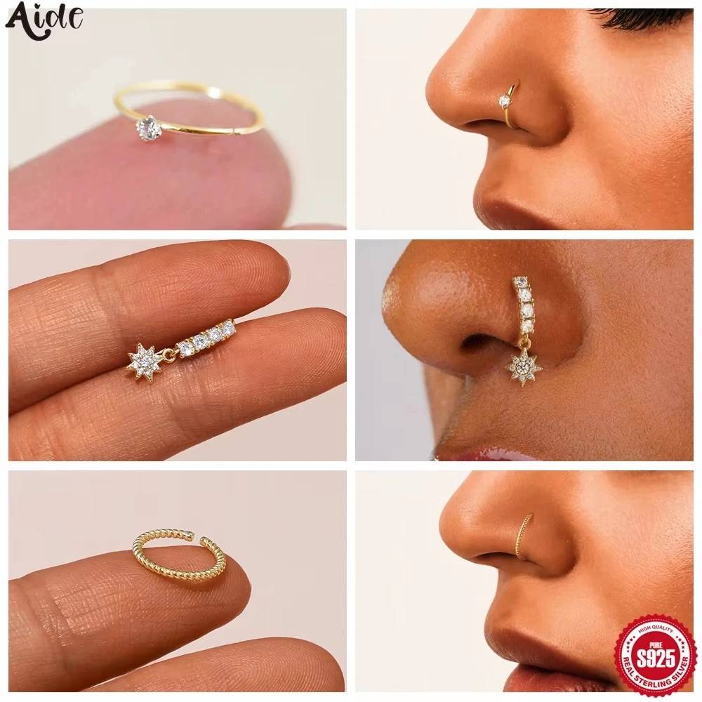 Keep it simple, sleek, and stylish ✨
This 925 sterling silver nose ring features a delicate twist r...