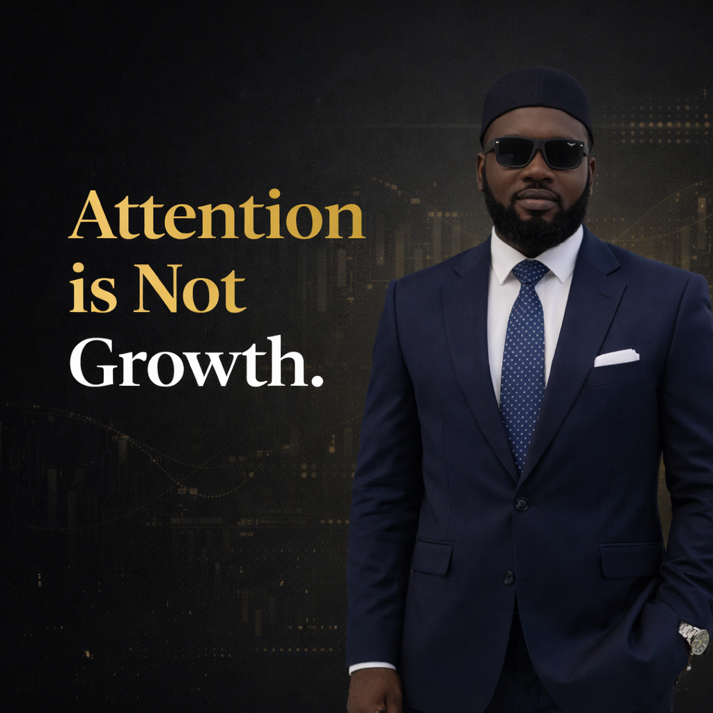 You are getting likes, but are you getting results?
Many people confuse attention for growth.
Likes...