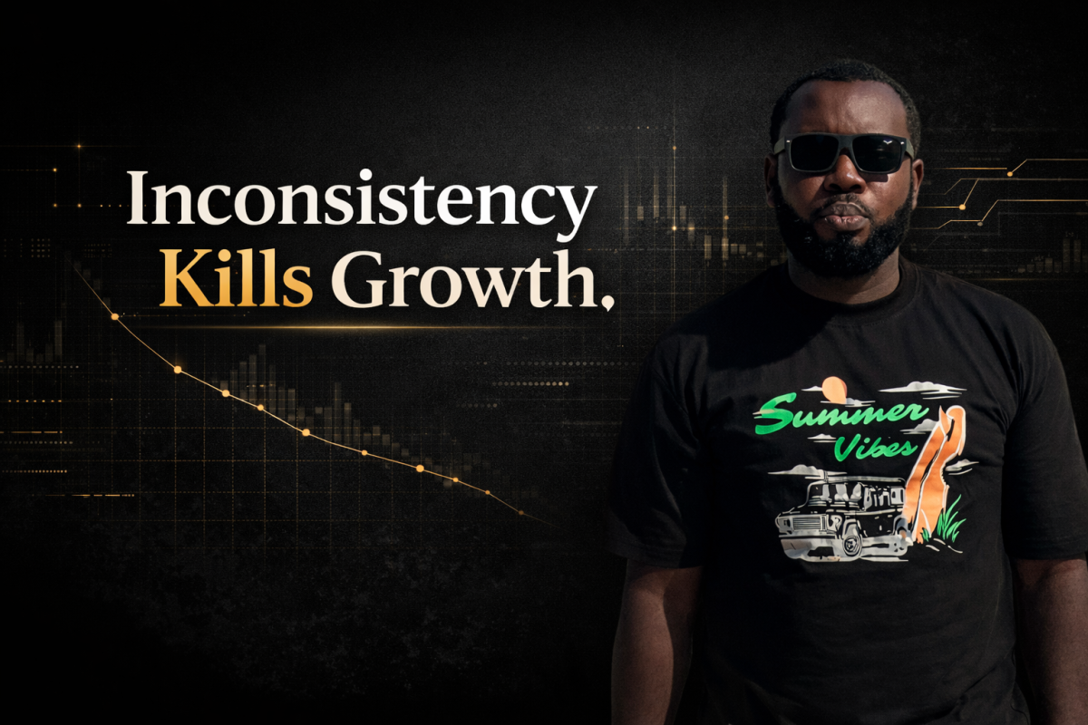 The fastest way to stop your growth?
Inconsistency.
Not lack of ideas.
Not lack of followers.
Not e...