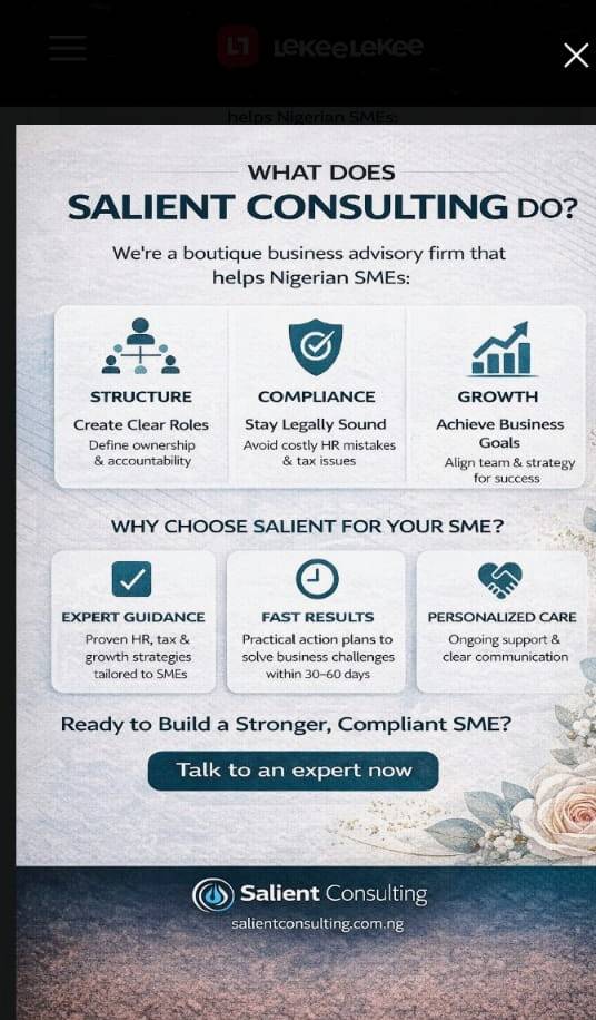 Growing businesses don't break because of people they struggle when structure is missing.
Strong HR...