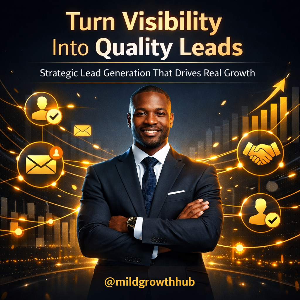 Many business owners are visible, but not profitable,because visibility without the right audience d...