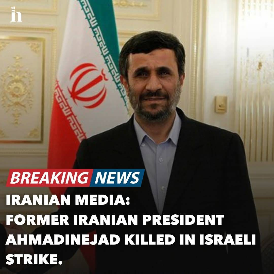BREAKING: Iranian media reports that former Iranian regime president Mahmoud Ahmadinejad, who openly...