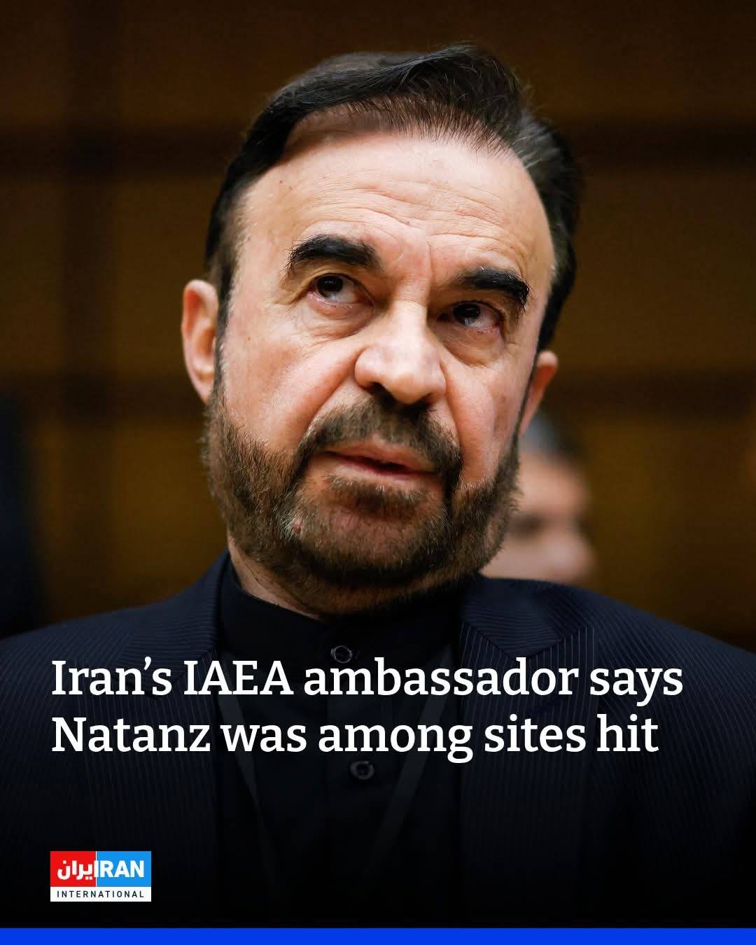 Iran’s ambassador to the International Atomic Energy Agency said on Monday that the Natanz nuclear f...