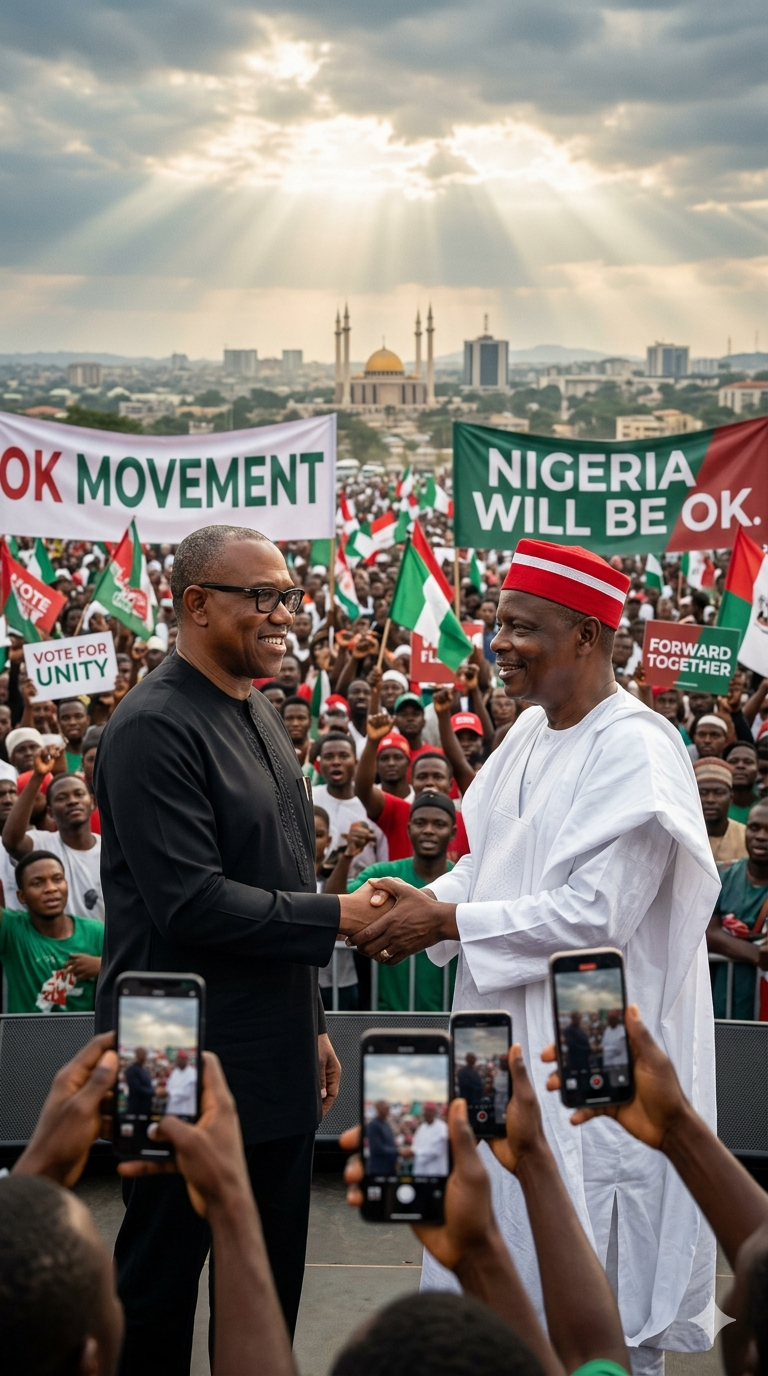 NDC offers Obi & Kwankwaso the presidential ticket ahead of 2027! Nigeria will be OK?
OK Movement g...