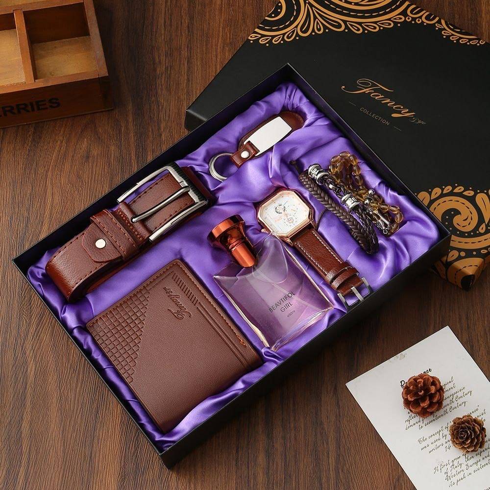 Elevate your style in one box. π
Timeless watch. Sleek wallet. Bold fragrance. Premium belt. Execu...
