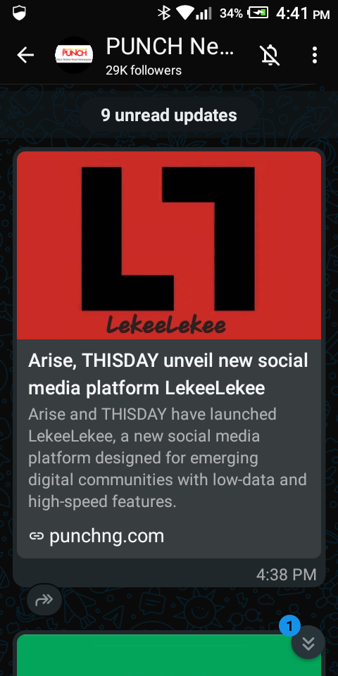 Lekeelekee
Our window to the world
Our voice through which we can be heard
Nigeria's first and best...