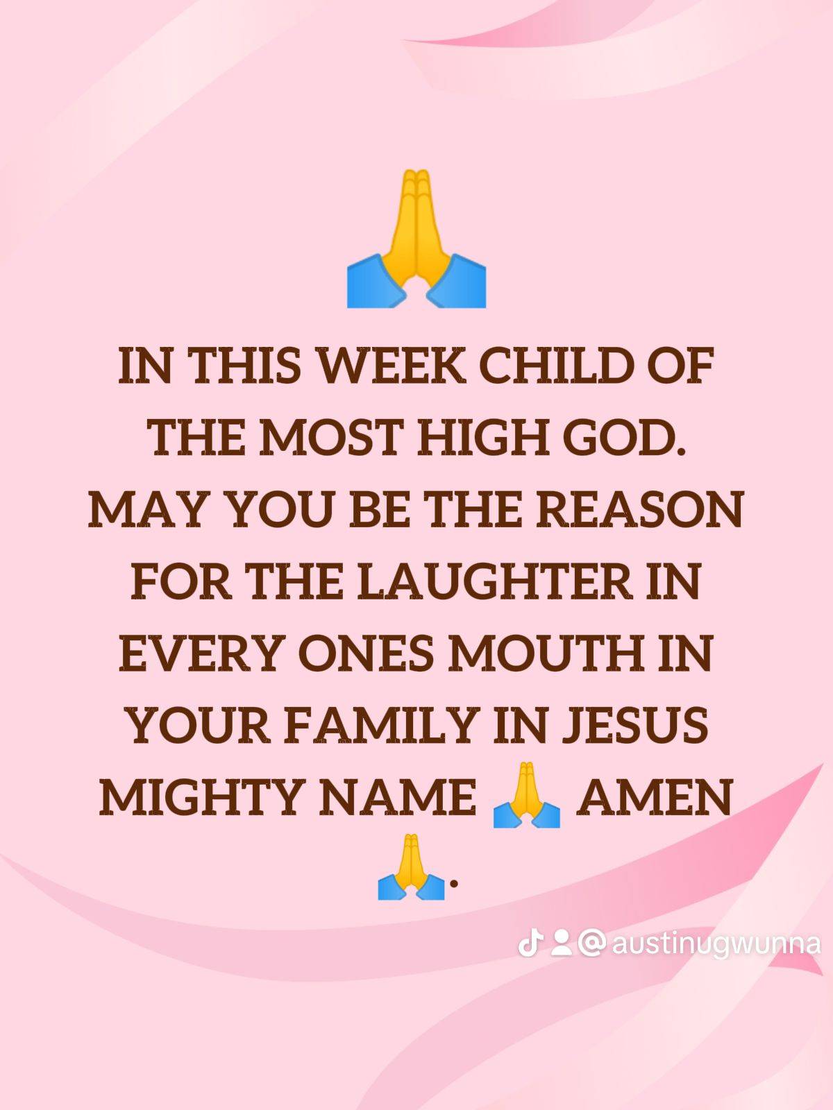 Post by PASTOR AUSTINE