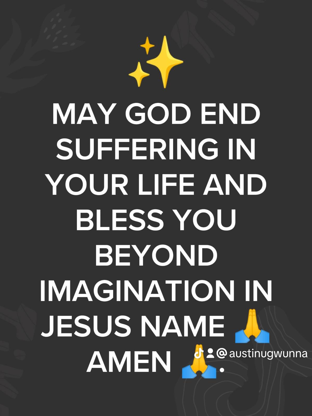 Post by PASTOR AUSTINE