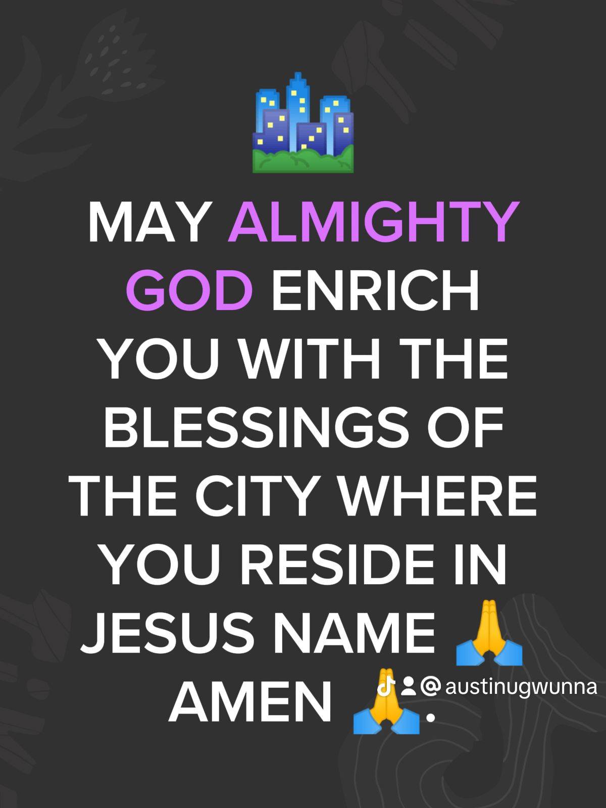 Post by PASTOR AUSTINE