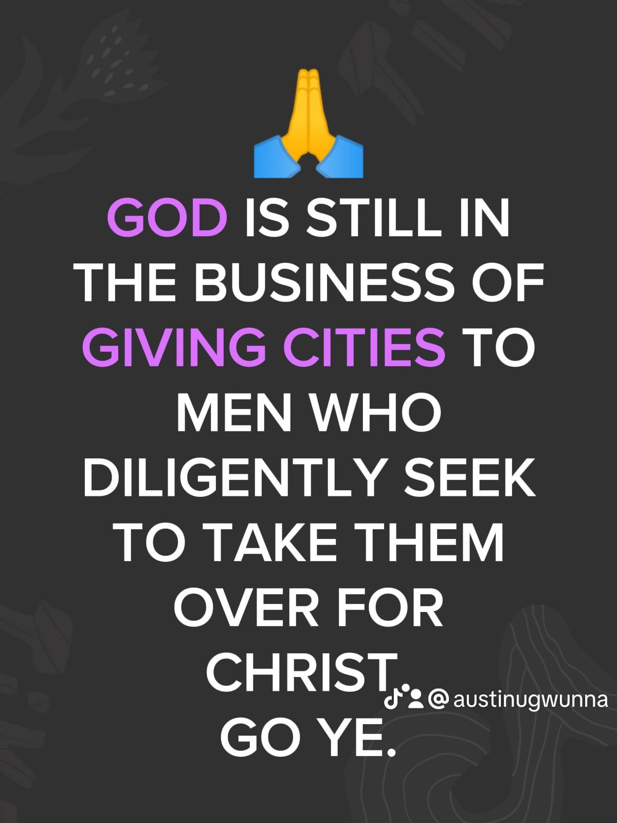 Post by PASTOR AUSTINE