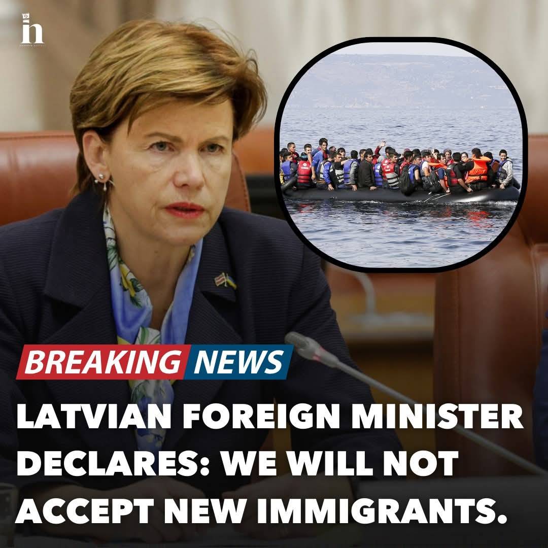BREAKING: Latvian Foreign Minister Baiba Braže says Latvia would not accept new migrants.
It confir...