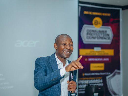 Presenting at the 2026 Nigeria consumer protection conference Abuja