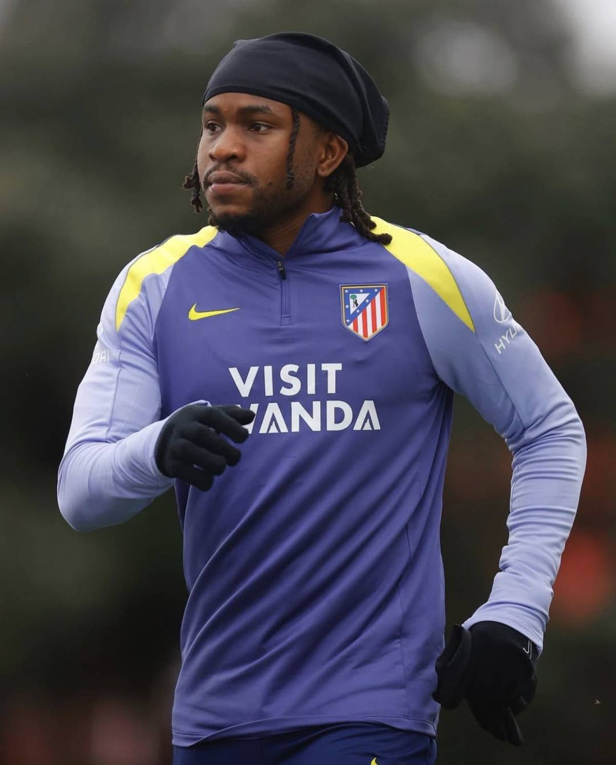 Ademola Lookman was fully locked in during the final training session as Atlético Madrid wrapped up...